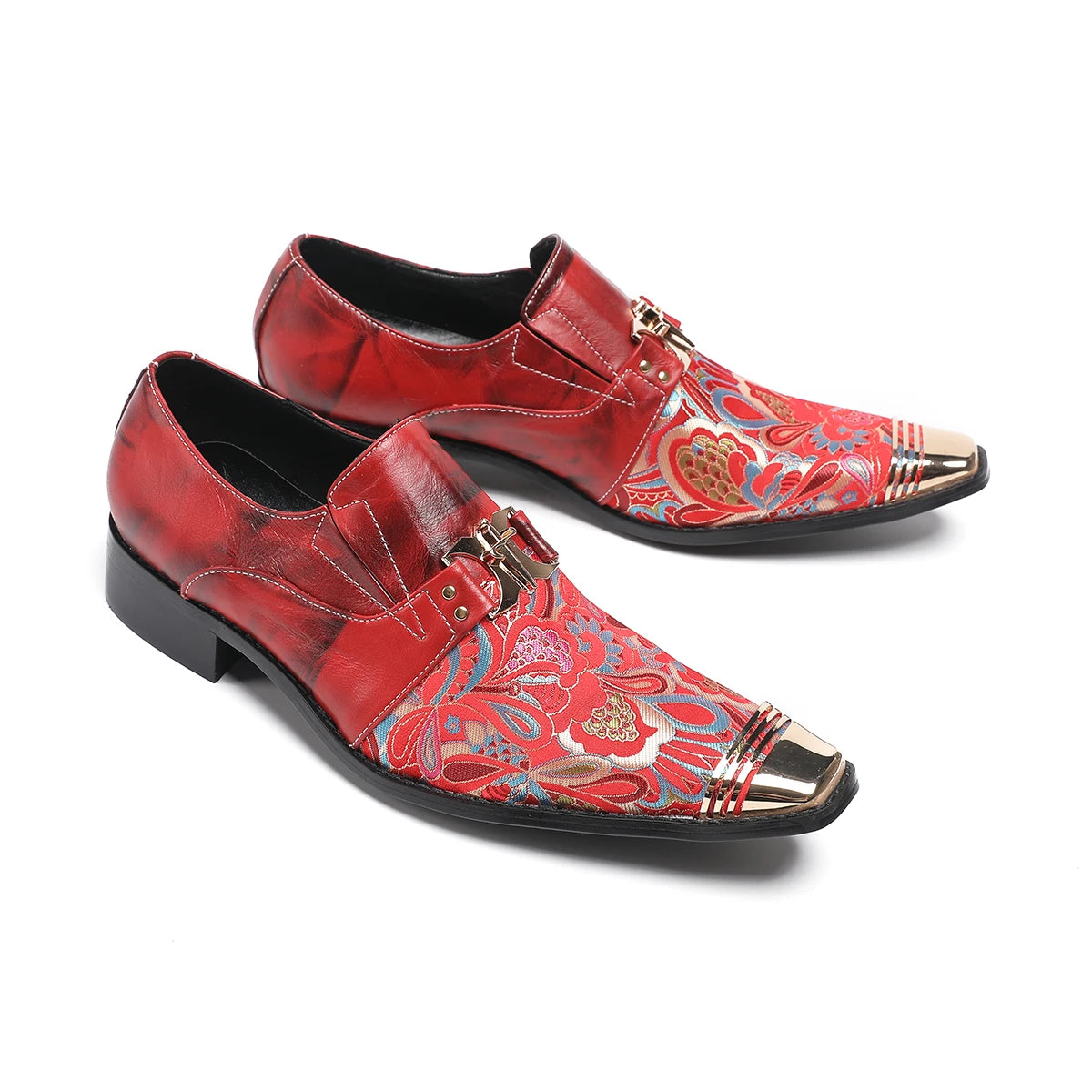 British Style Square Toe Luxury Formal Shoes