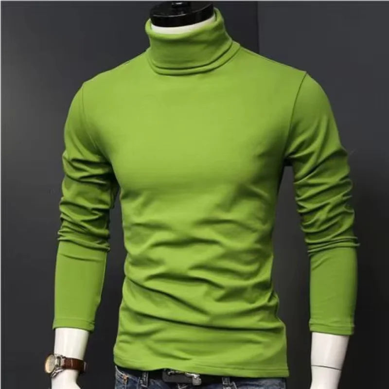 Slim Fit Long Sleeve Turtleneck