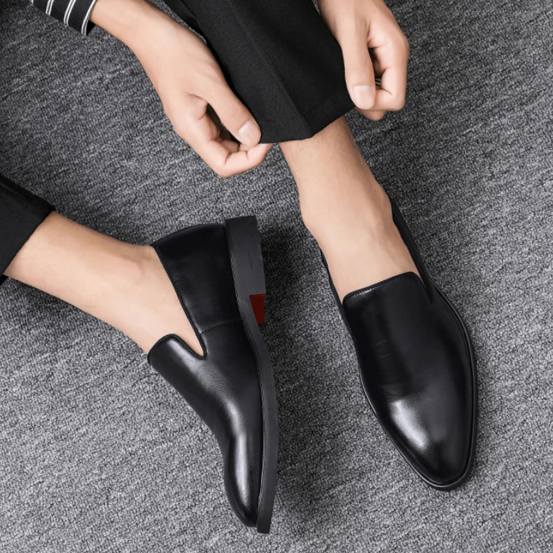 Red Sole Dress Shoes Slip-On Loafers