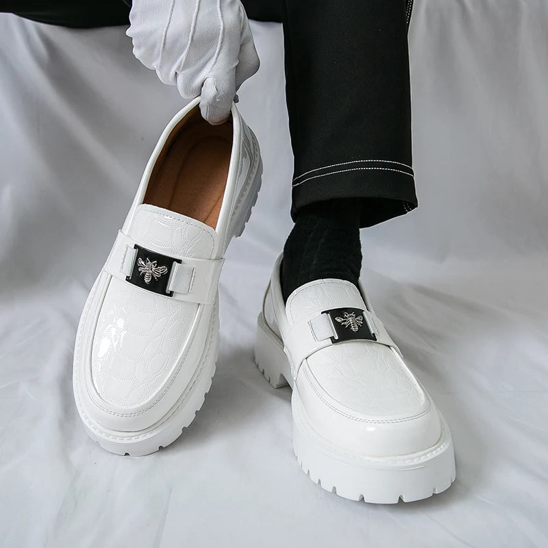 Round Toe Thick Soled Light Loafers