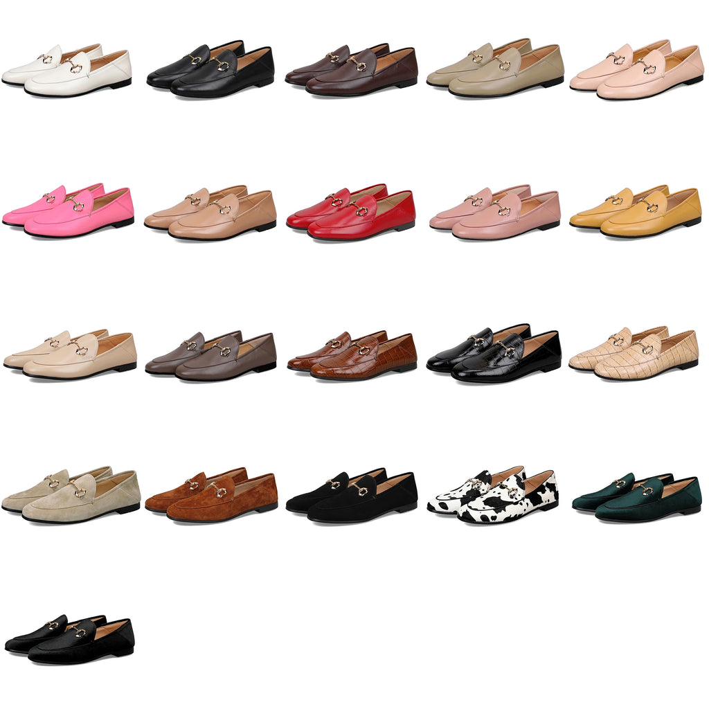Genuine Leather Flats Outwear Casual Shoes