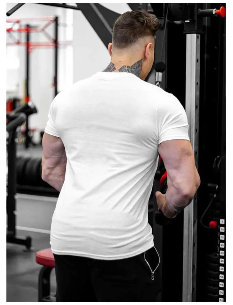 Short Sleeve Slim Printed T-shirt