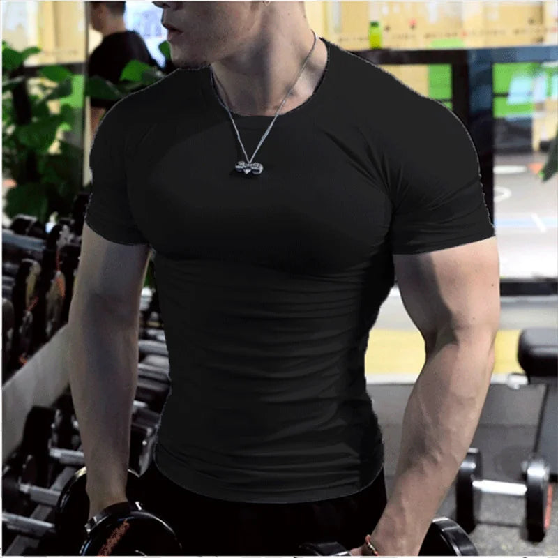 Mens Breathable Quick Dry Jogging TShirt