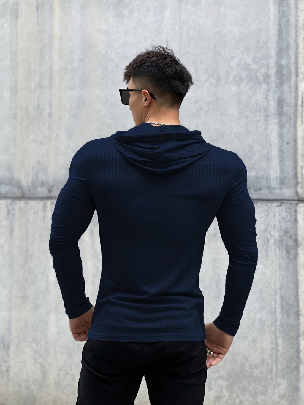 Casual Long Sleeve Skinny Shirt/Hoodie