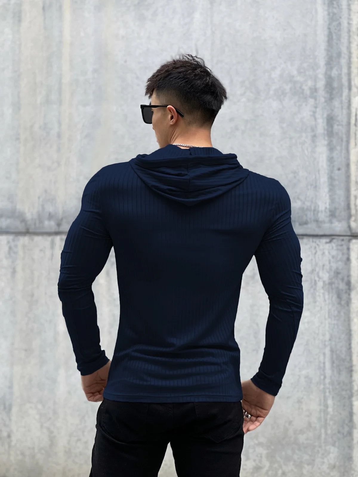 Casual Long Sleeve Skinny Shirt/Hoodie