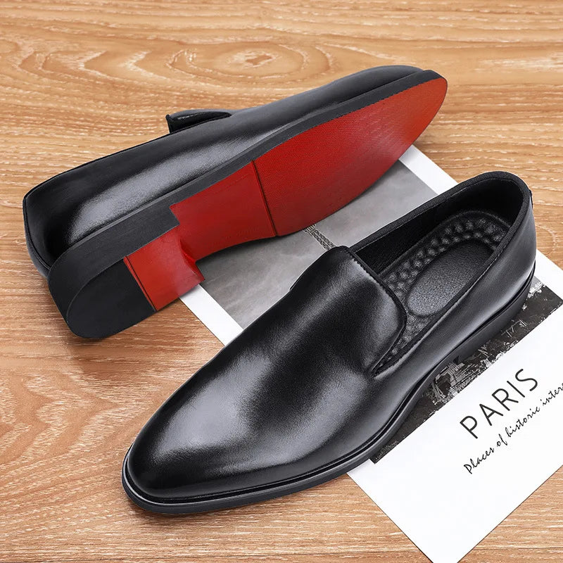 Red Sole Dress Shoes Slip-On Loafers