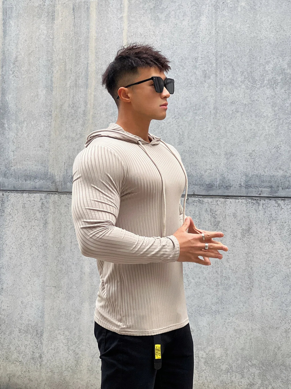 Casual Long Sleeve Skinny Shirt/Hoodie