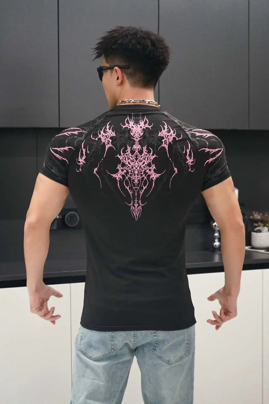 Short Sleeved Fitness Quick Drying Tight T-shirt