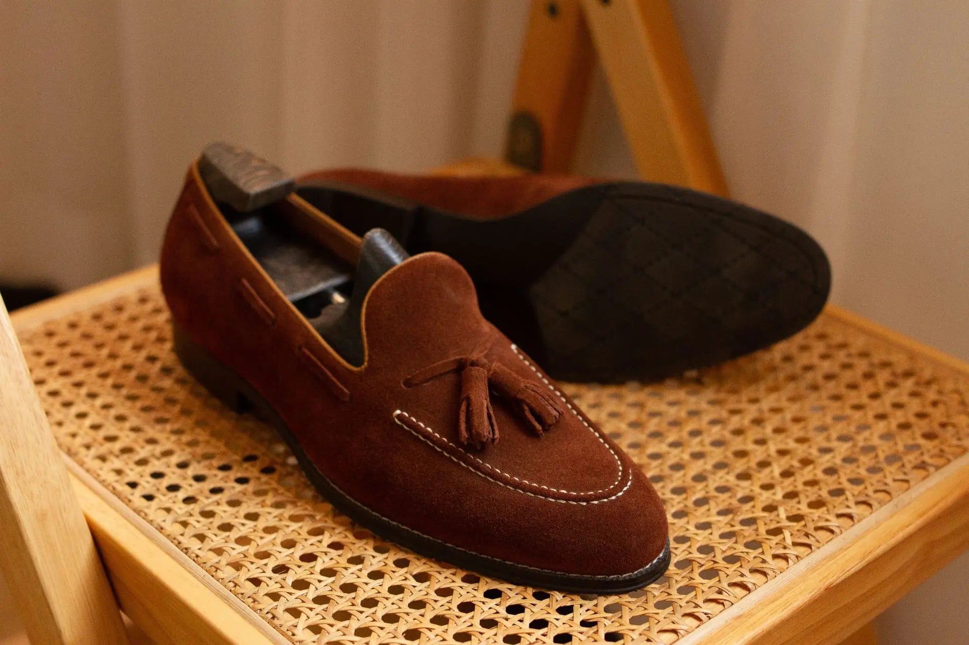 Genuine Leather Loafer Shoes for Men Handmade British Trendy Lazy Casual Shoes New Versatile