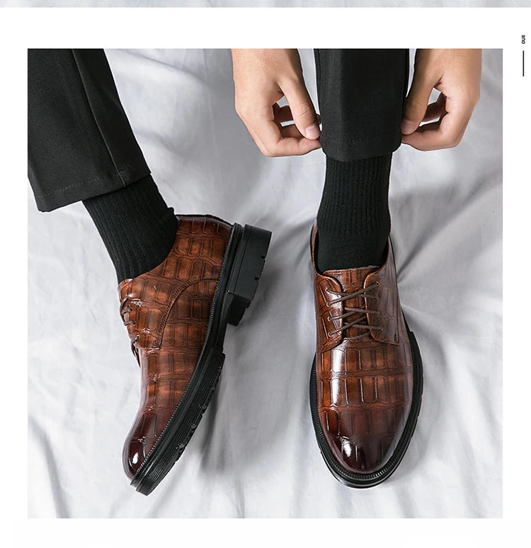 Mens Formal Oxford Italian Dress Shoes