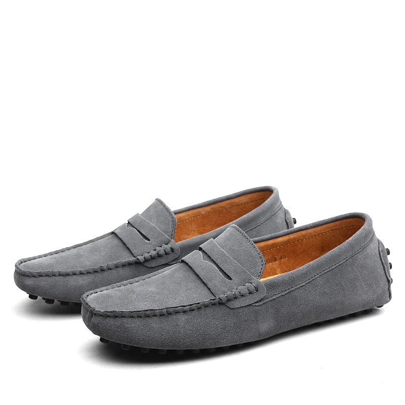 Casual Slip On Leather Loafers