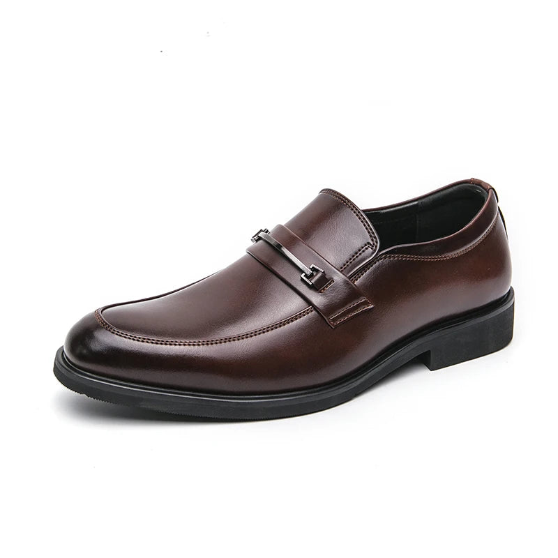 Classic Style Slip On Round Toe Loafers