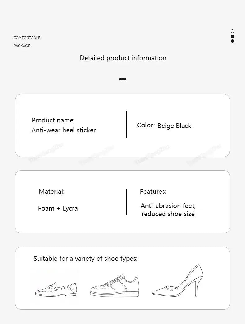 Shoe Pads Heel Protectors 1 pair