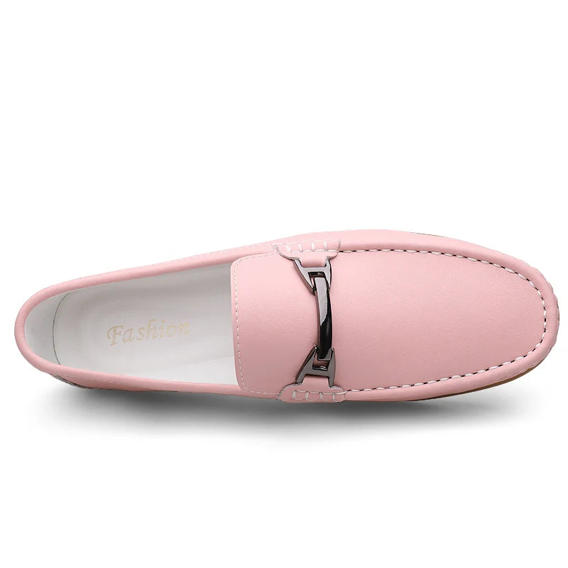 Casual Pink UNISEX Penny Loafers