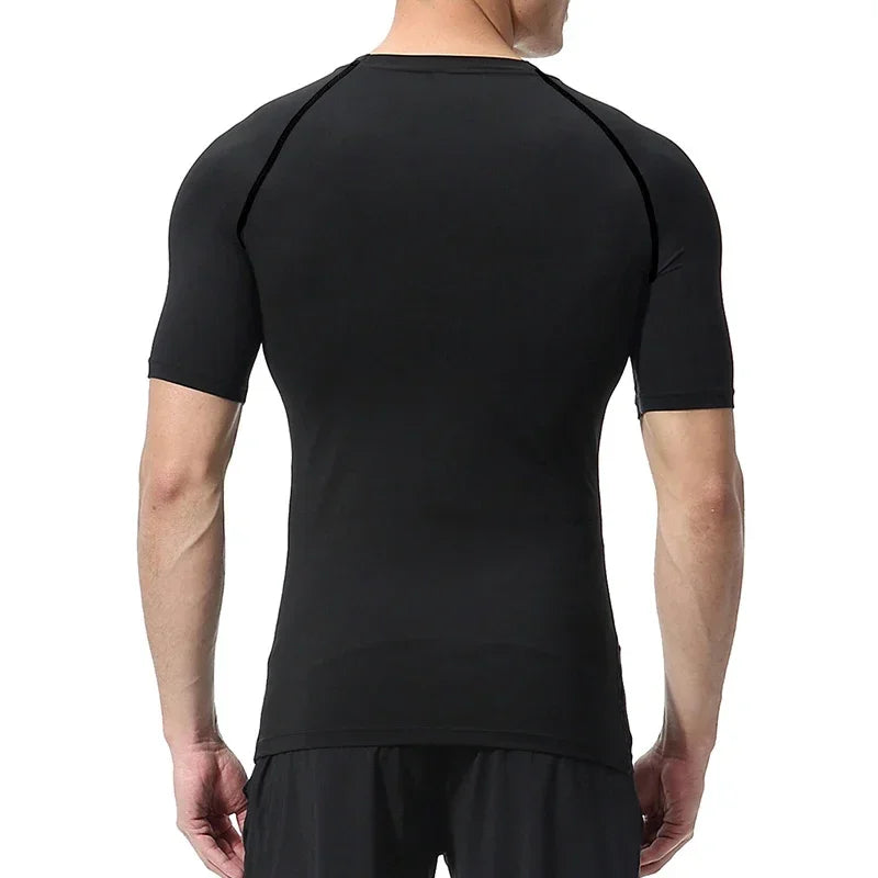 Bull Print Athletic Quick Dry Compression Shirts T-Shirts