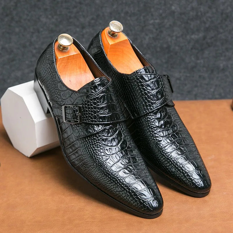 Pointed Leather Loafers