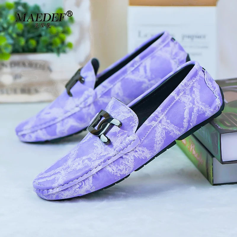 MAEDEF Men Bright Loafers