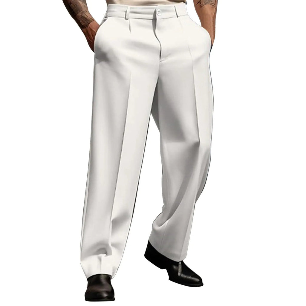 Straight Leg Breathable Fashionable Trousers