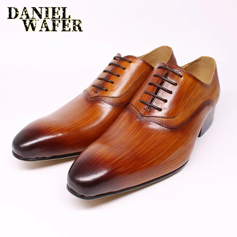 Genuine Handmade Leather Oxford