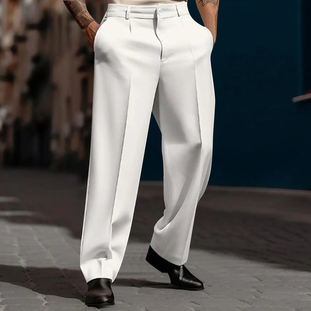 Straight Leg Breathable Fashionable Trousers
