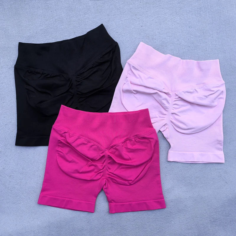 Low Ribbed Band Yoga Shorts