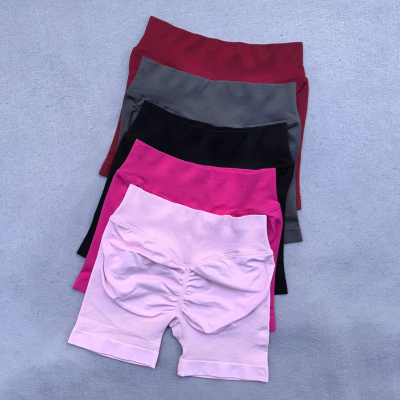 Low Ribbed Band Yoga Shorts