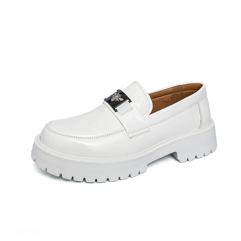 Round Toe Thick Soled Light Loafers