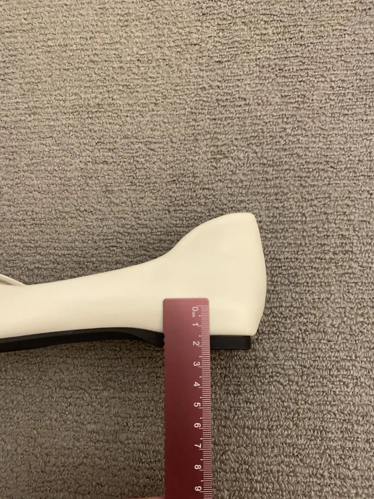 Elegant Black Flat Bottomed Single Shoes