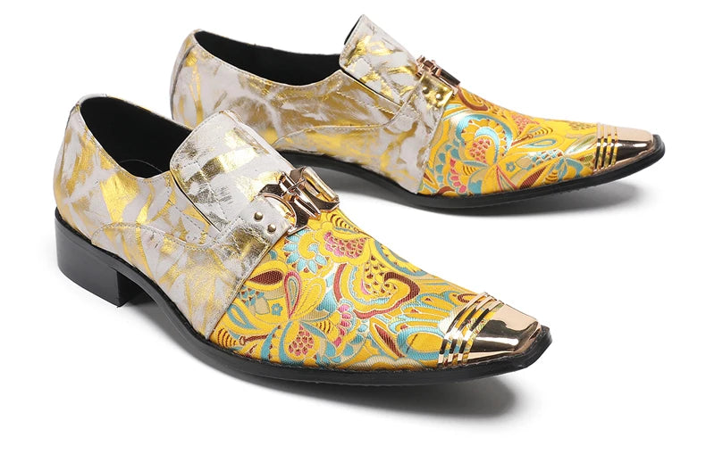 British Style Square Toe Luxury Formal Shoes