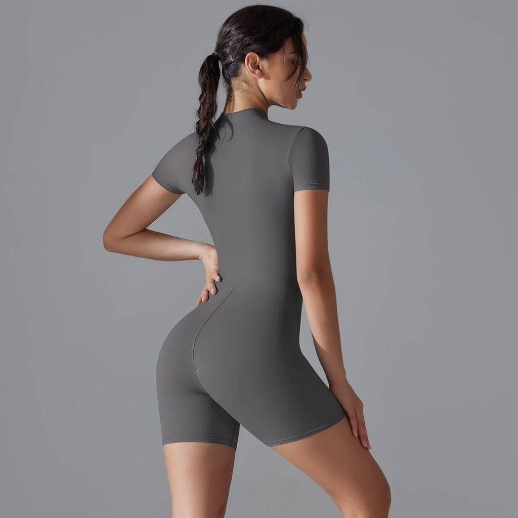 Women Fitness Sports Bodysuit Yoga Suit  Breathable Quick Dry