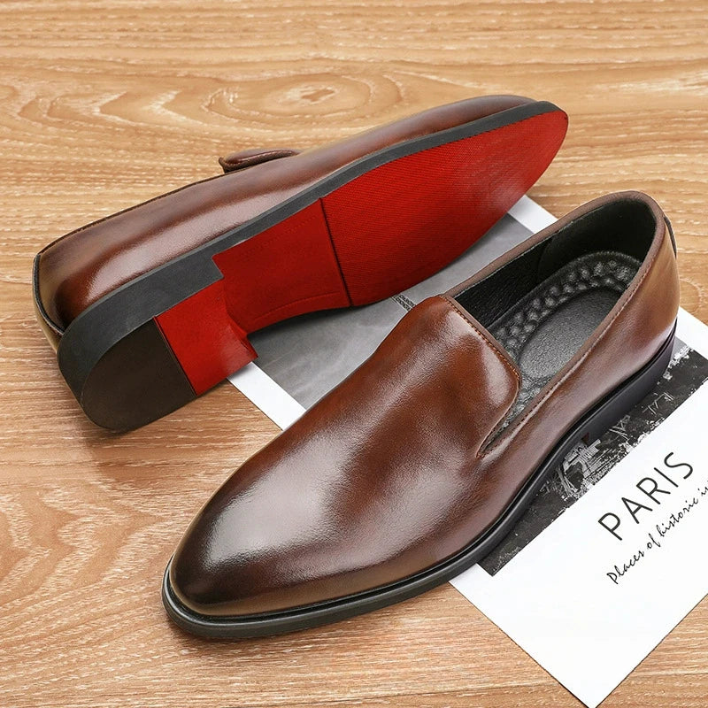 Red Sole Dress Shoes Slip-On Loafers