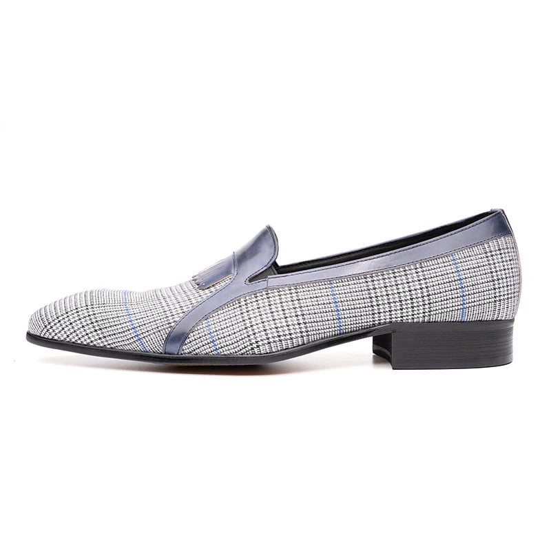 Cotton Fabric Casual Pure Handmade Loafer