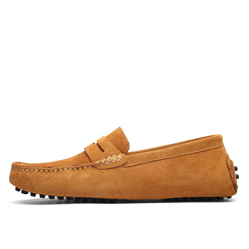 Casual Slip On Leather Loafers