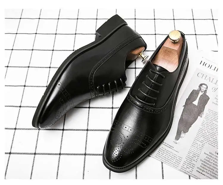 Lace-up Brogue Oxfords