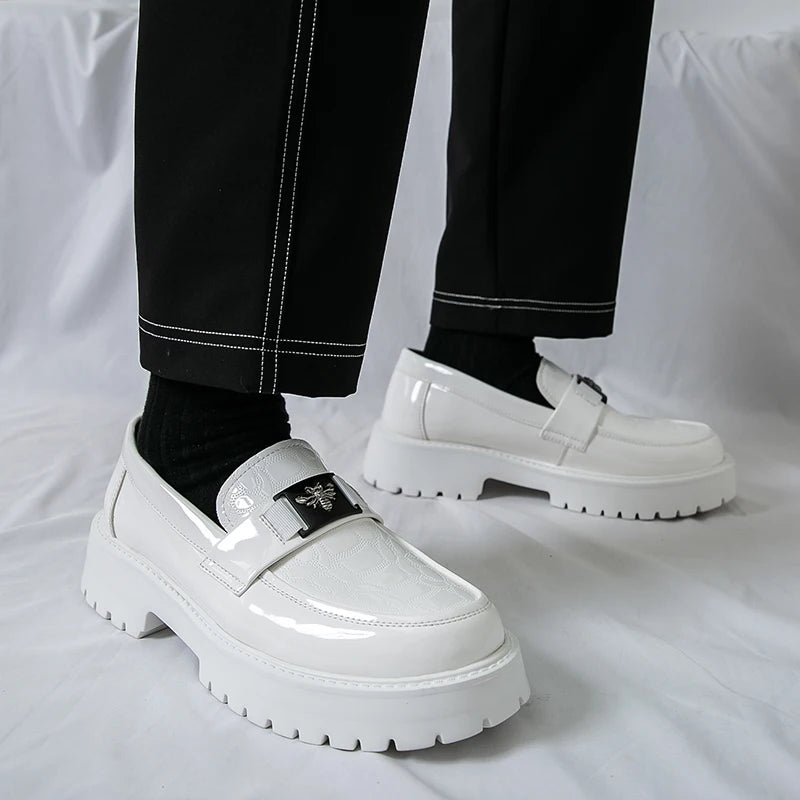 Round Toe Thick Soled Light Loafers