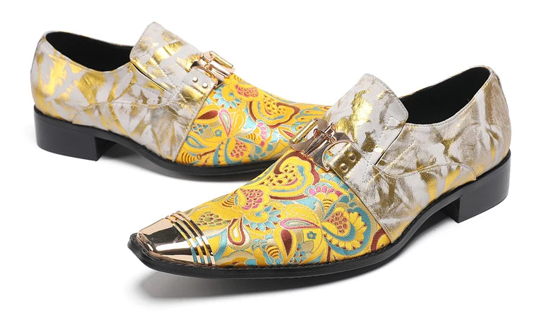 British Style Square Toe Luxury Formal Shoes