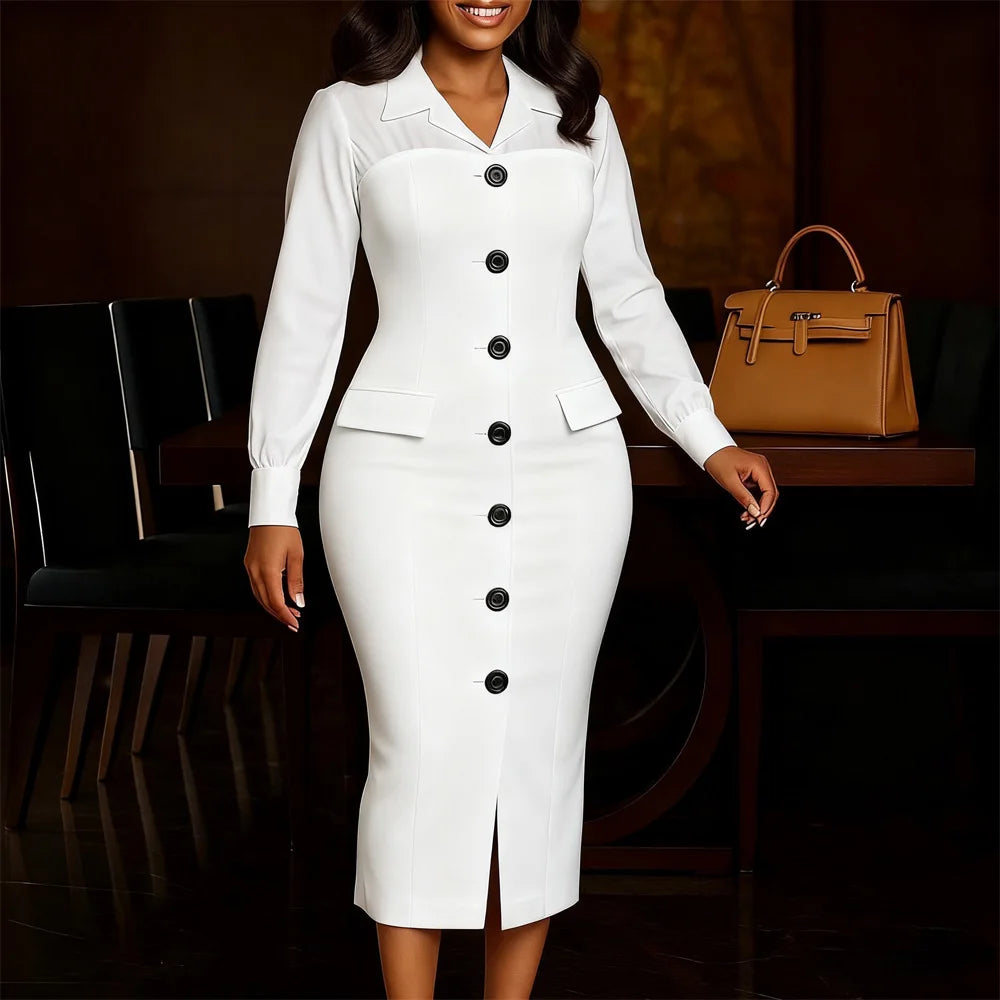 Elegant Bodycon Work Dress
