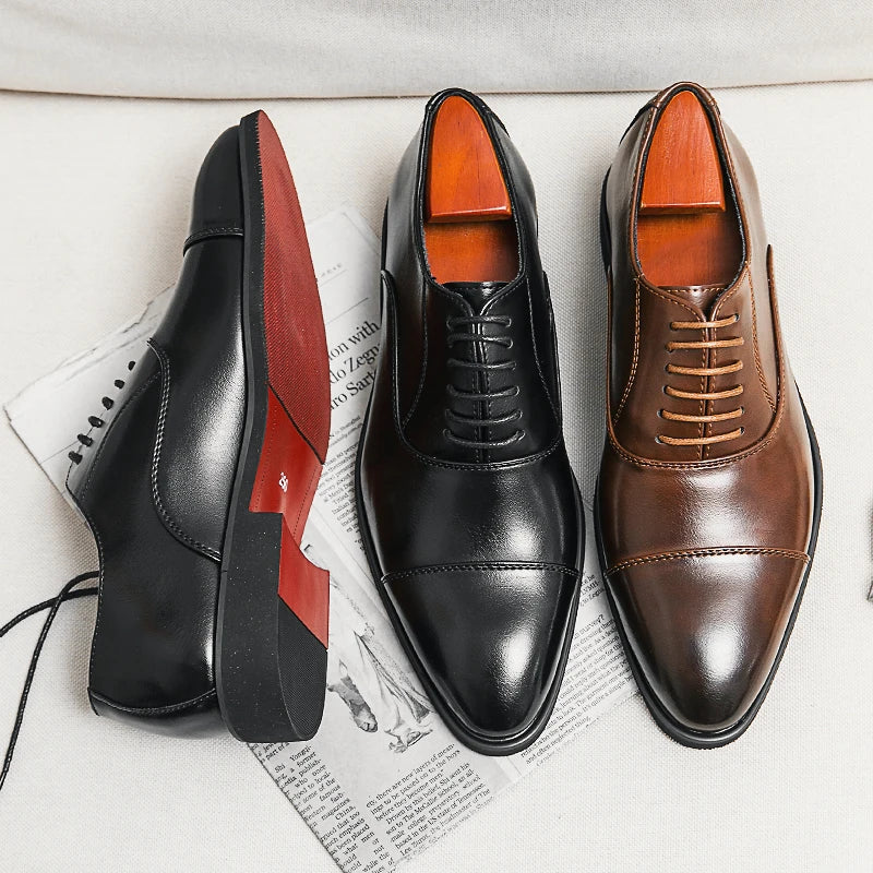 Men's Red Sole Oxford Business Shoes