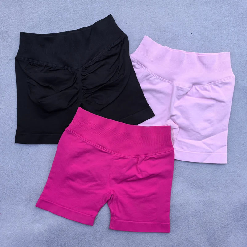 Low Ribbed Band Yoga Shorts