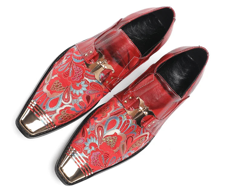 British Style Square Toe Luxury Formal Shoes