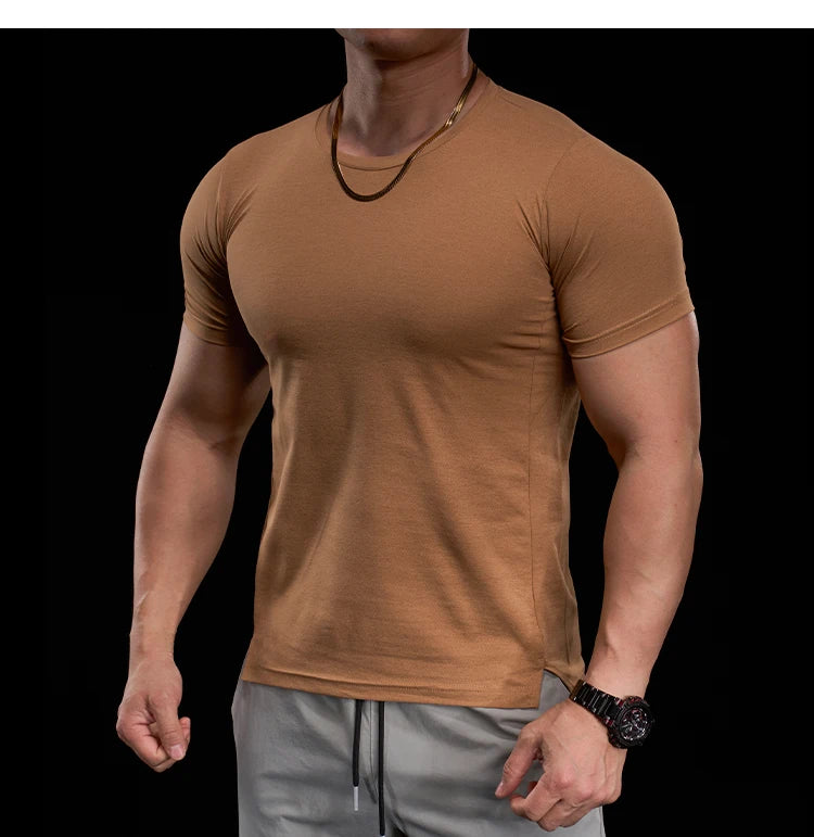 High-elasticity Breathable Sports Tight Short-sleeved T-shirt