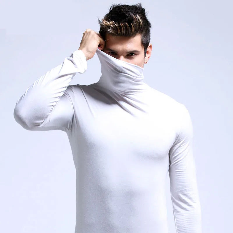Slim Fit Long Sleeve Turtleneck