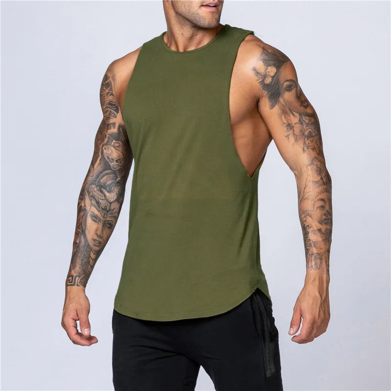 O-Neck Casual Muscle Tank Top
