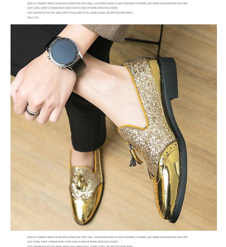 Men's Oxfords Genuine Leather Pointy Toe Lace Up