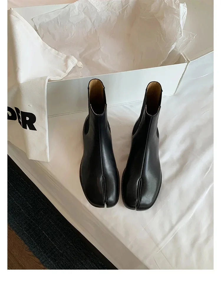 British Style Horse Hoof Design Leather Shoes