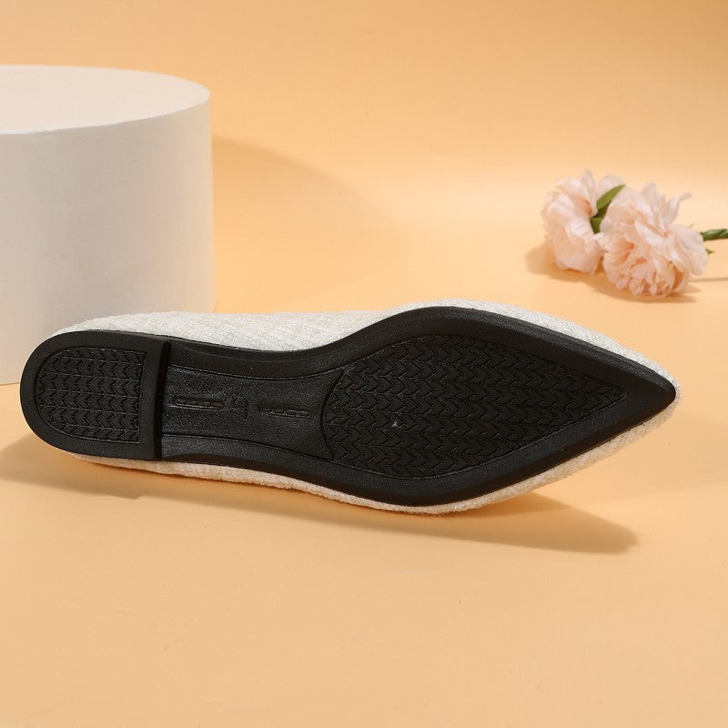 Flat Non-slip Rubber Soles Loafer