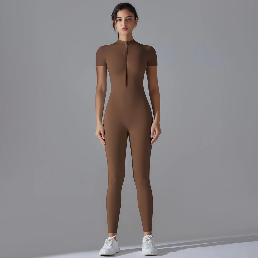 Women Fitness Sports Bodysuit Yoga Suit  Breathable Quick Dry