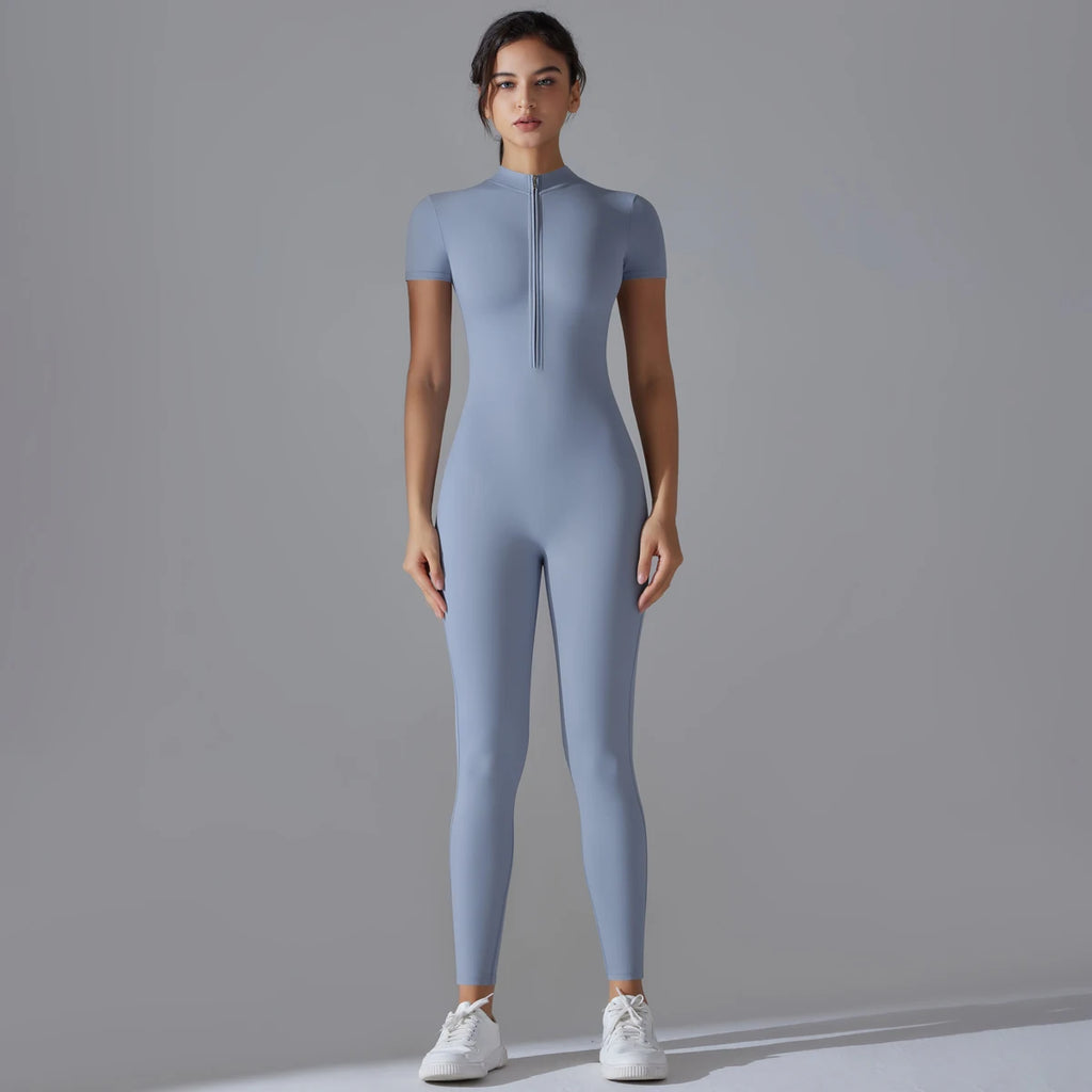 Women Fitness Sports Bodysuit Yoga Suit  Breathable Quick Dry
