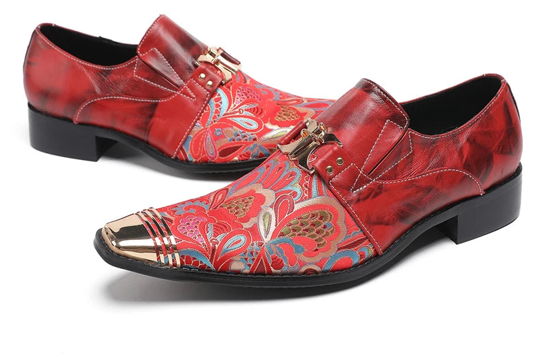 British Style Square Toe Luxury Formal Shoes