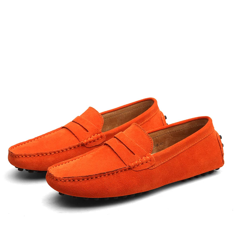 Casual Slip On Leather Loafers